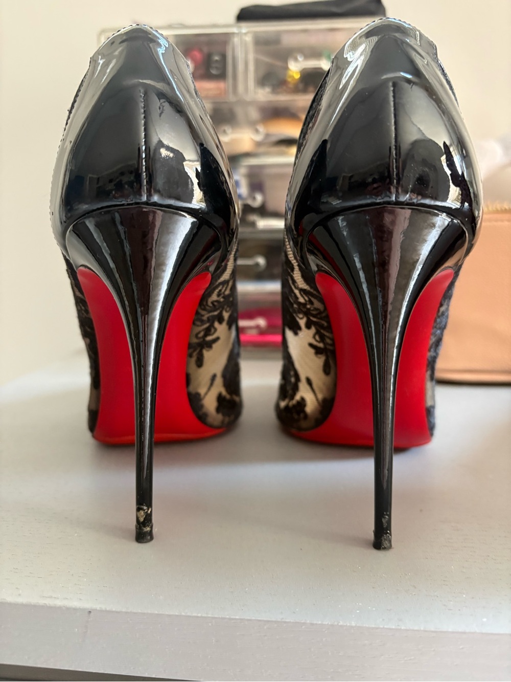 Authentic 100mm Christian Louboutin Pigalle Follies